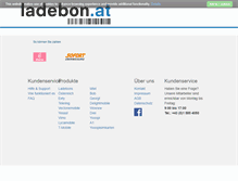 Tablet Screenshot of ladebon.at